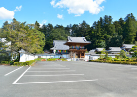 廣見寺の駐車場