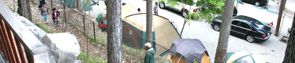つちうちキャンプ場テントスペース